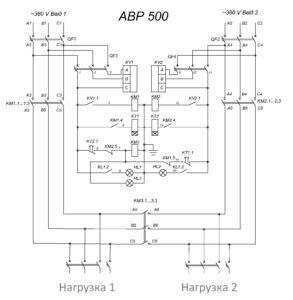 Электрическая схема шкафа шд 2